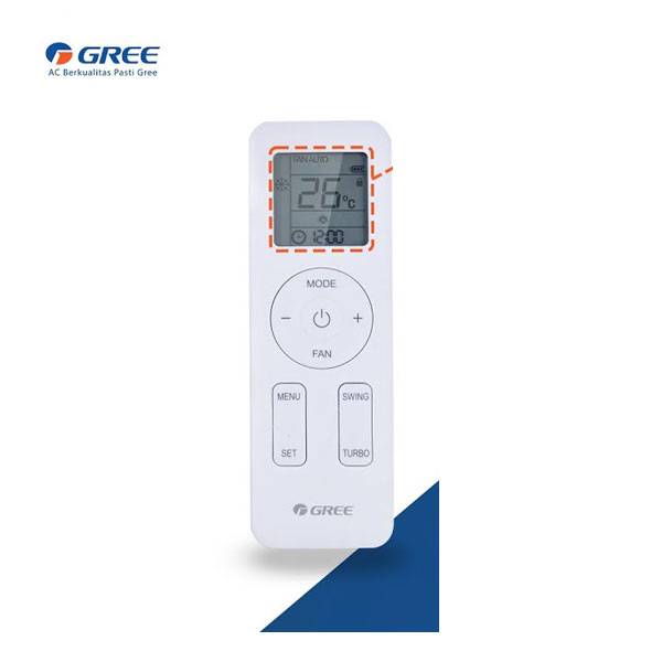 Gree AC Split ( AC Dinding ) Standard MOO5A Series  1.5 PK ( 1 1/2 PK ) R32  735 Watt - GWC-12MOO5A | GWC12MOO5A | 12MOO5 A